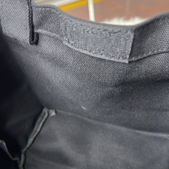 PRADA Beauty L'HOMME Milano L'EAU Black Mini Tote Canvas Bag Box PRADA Logo NWOT - Picture 7 of 17